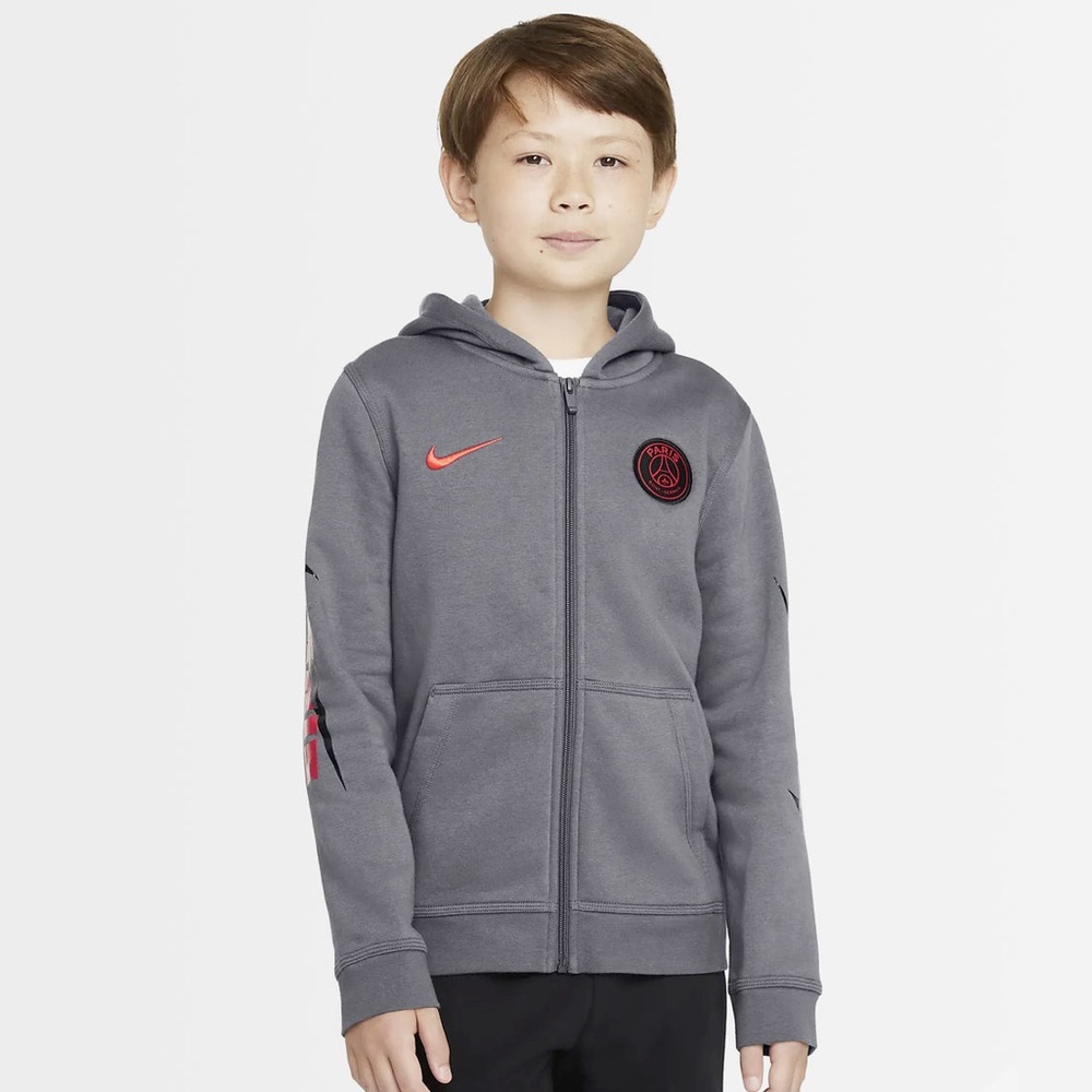 NIKE PARIS SAINT GERMAIN FULL ZIP HOODIE Size Large